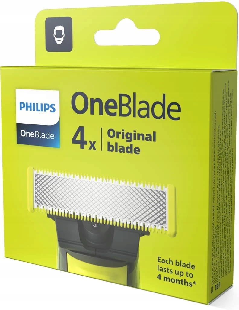 Náhradné čepele Philips OneBlade QP240/50 4 ks.